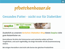 Tablet Screenshot of pfoetchenbasar.de